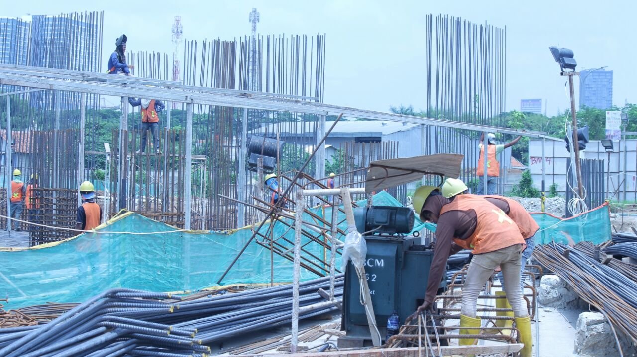 progres pembangunan apartemen silk town
